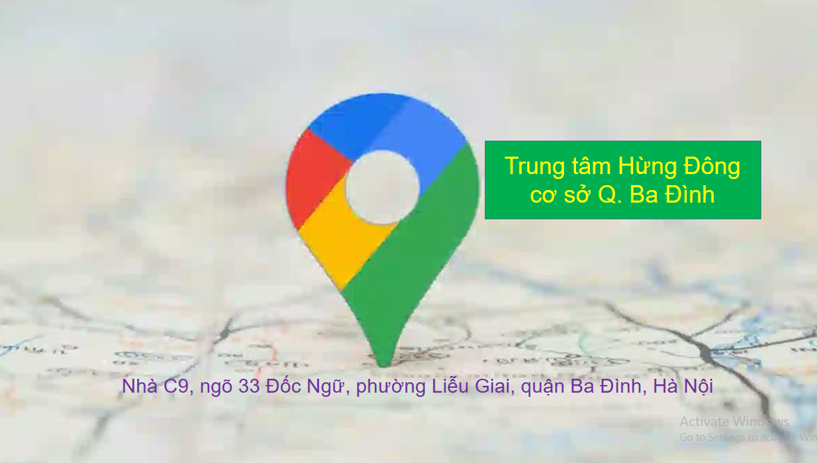 Chỉ dẫn đường co so Ba Dinh